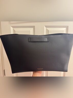 Mina Baie Black Vegan Leather Tote Insert